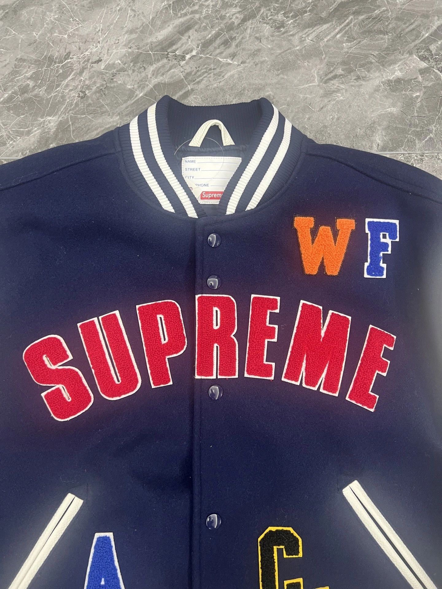 Gemini-- S575 SS25 week3 Praises Varsity Jacke 2colour item:E-F110K2110-2F