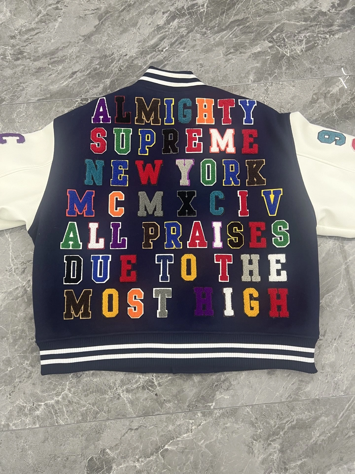 Gemini-- S575 SS25 week3 Praises Varsity Jacke 2colour item:E-F110K2110-2F