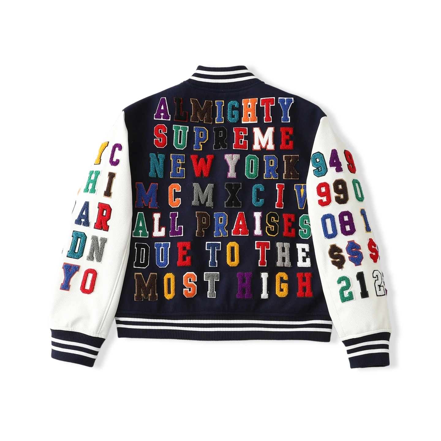 Gemini-- S575 SS25 week3 Praises Varsity Jacke 2colour item:E-F110K2110-2F