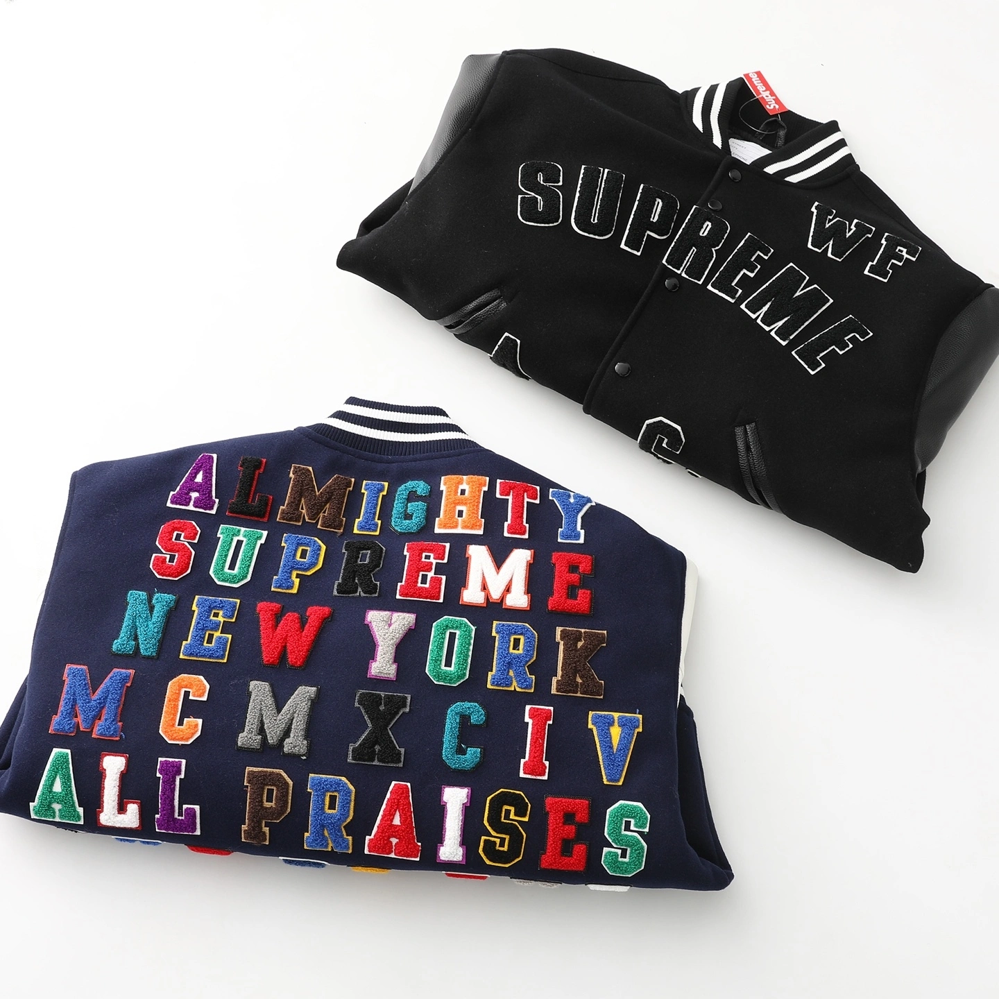 Gemini-- S575 SS25 week3 Praises Varsity Jacke 2colour item:E-F110K2110-2F