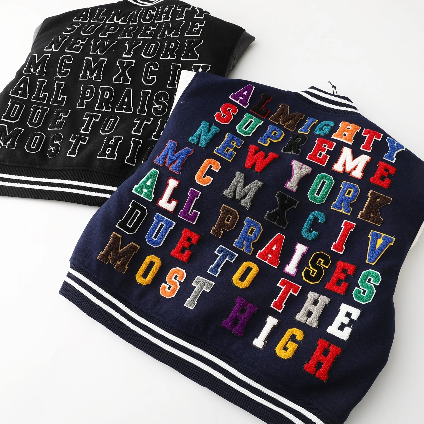 Gemini-- S575 SS25 week3 Praises Varsity Jacke 2colour item:E-F110K2110-2F