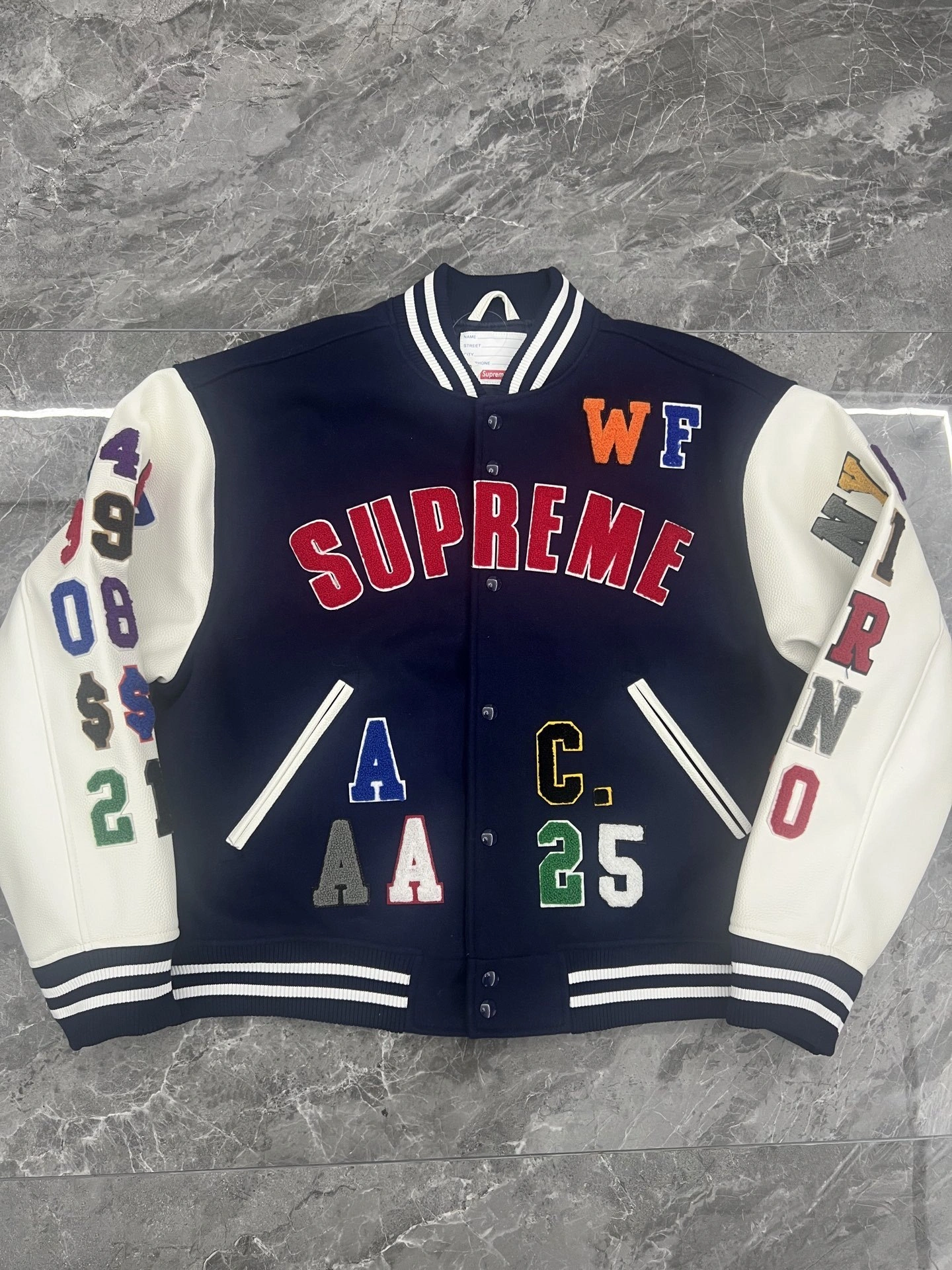 Gemini-- S575 SS25 week3 Praises Varsity Jacke 2colour item:E-F110K2110-2F