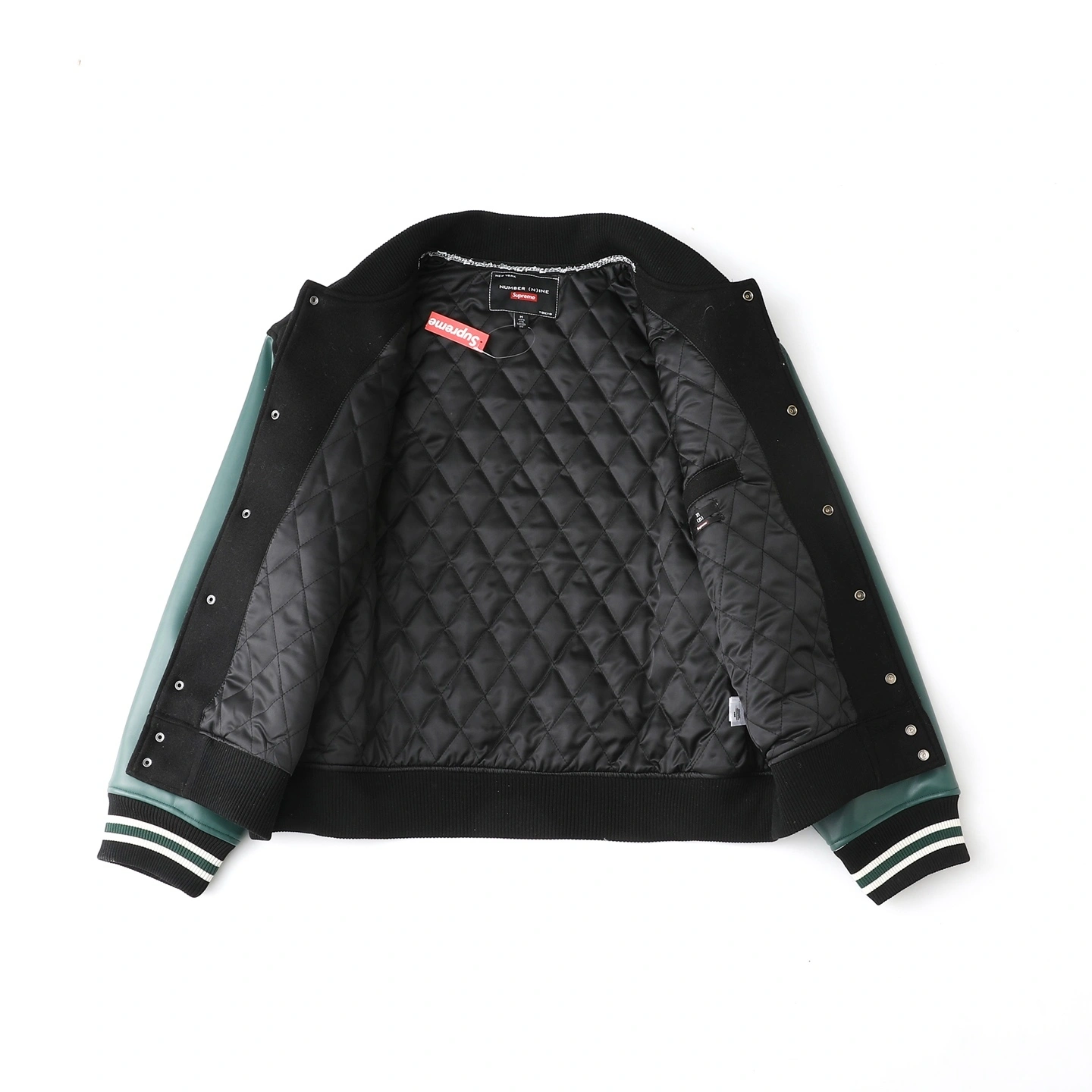 Gemini-- S575 Supreme x NUMBER FW25 Varsity Jacket 2colour item:E-F125L1115-2F