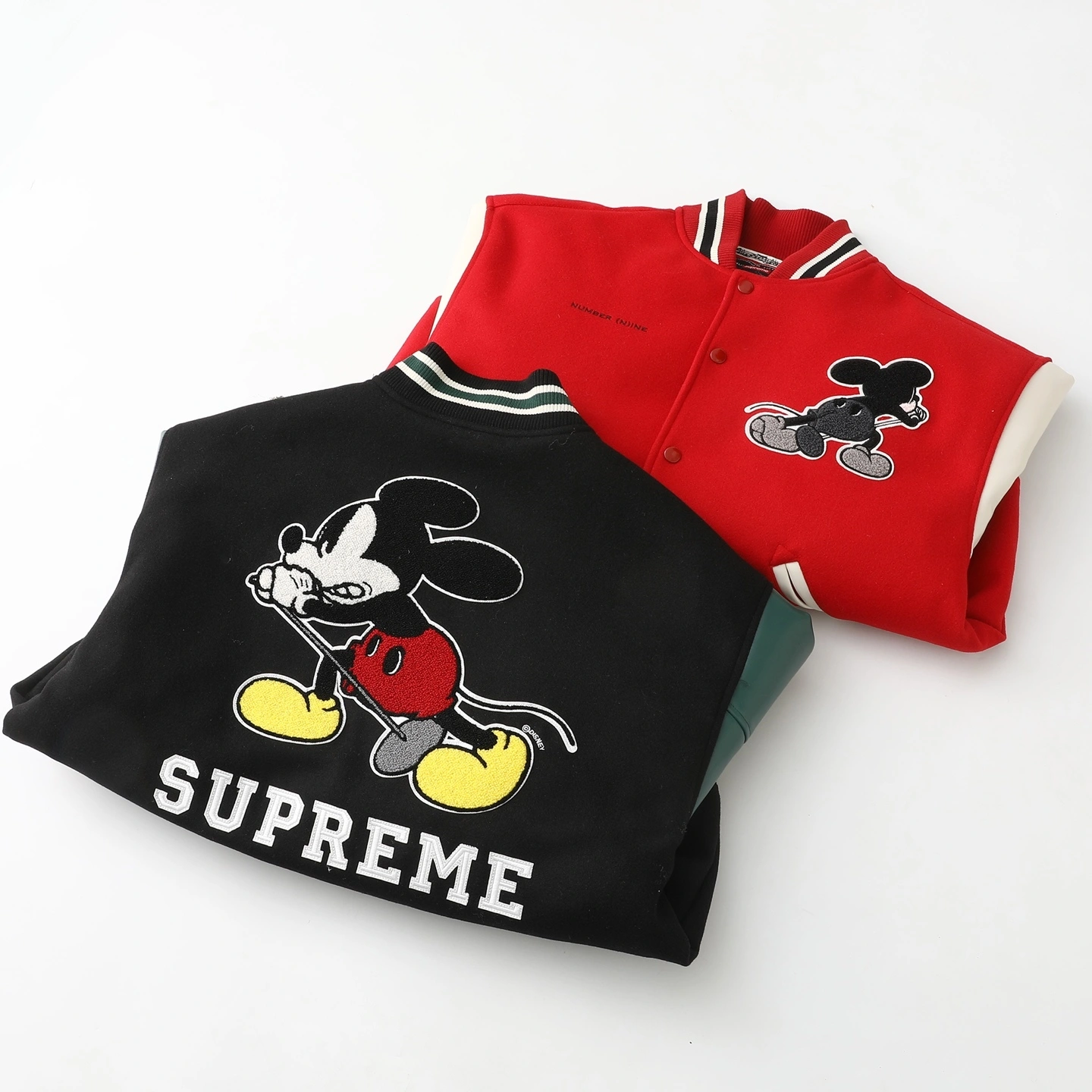 Gemini-- S575 Supreme x NUMBER FW25 Varsity Jacket 2colour item:E-F125L1115-2F