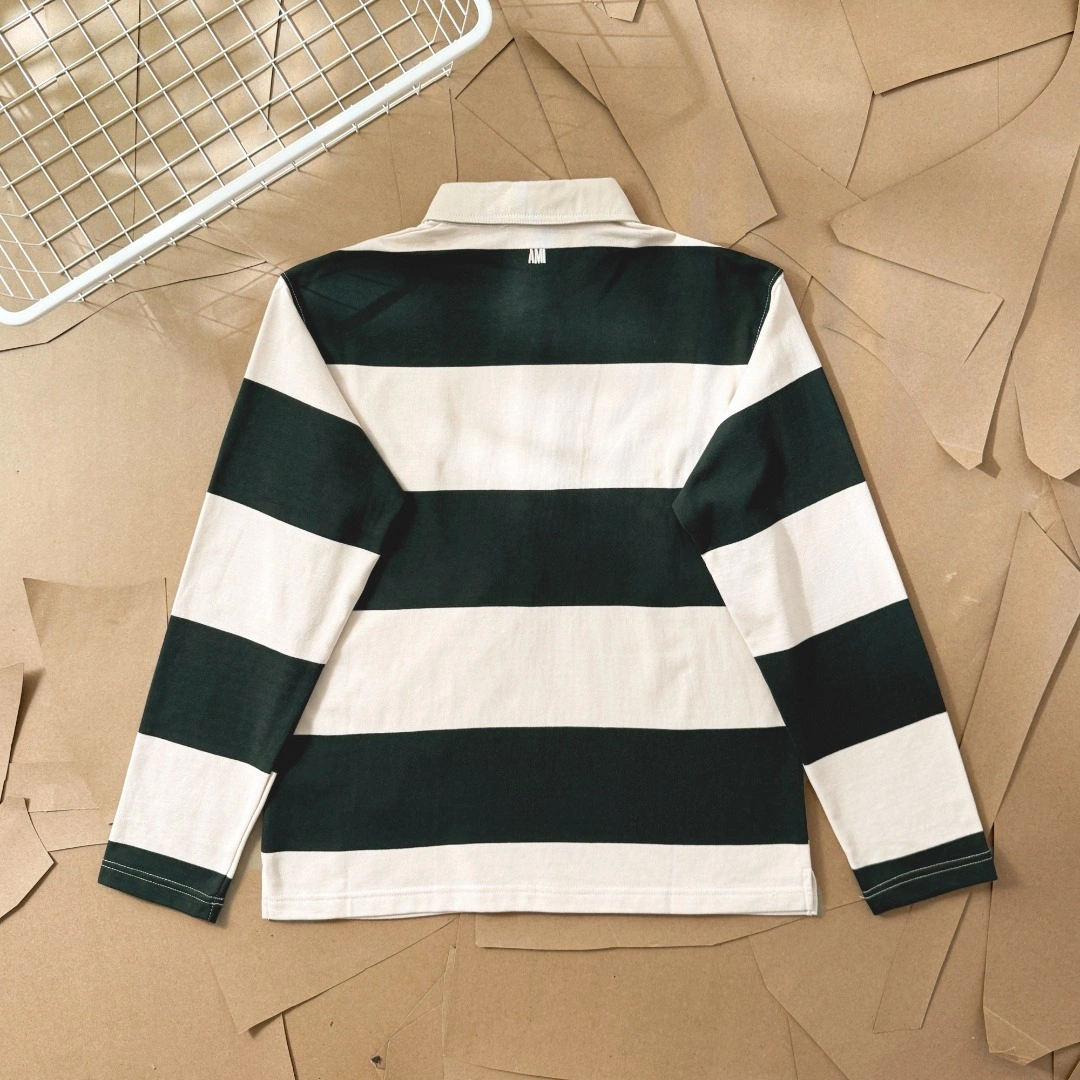 Gemini- 17I Ami Paris 25 POLO embroidery oversize item:E-F524I1916