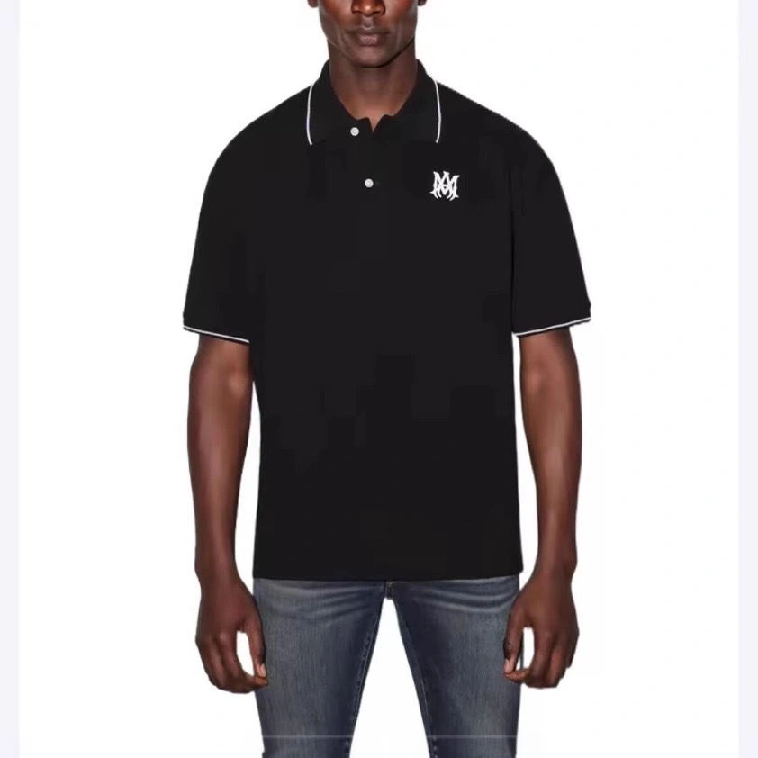 Gemini- 17iri embroidery polo 2Colour item:E-F000G1230-2