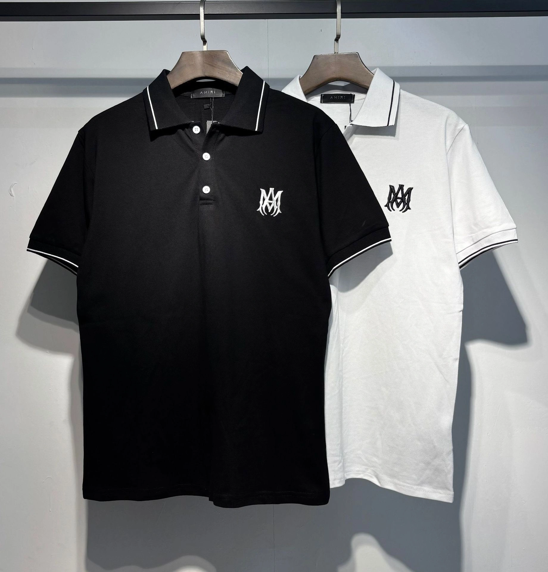 Gemini- 17iri embroidery polo 2Colour item:E-F000G1230-2
