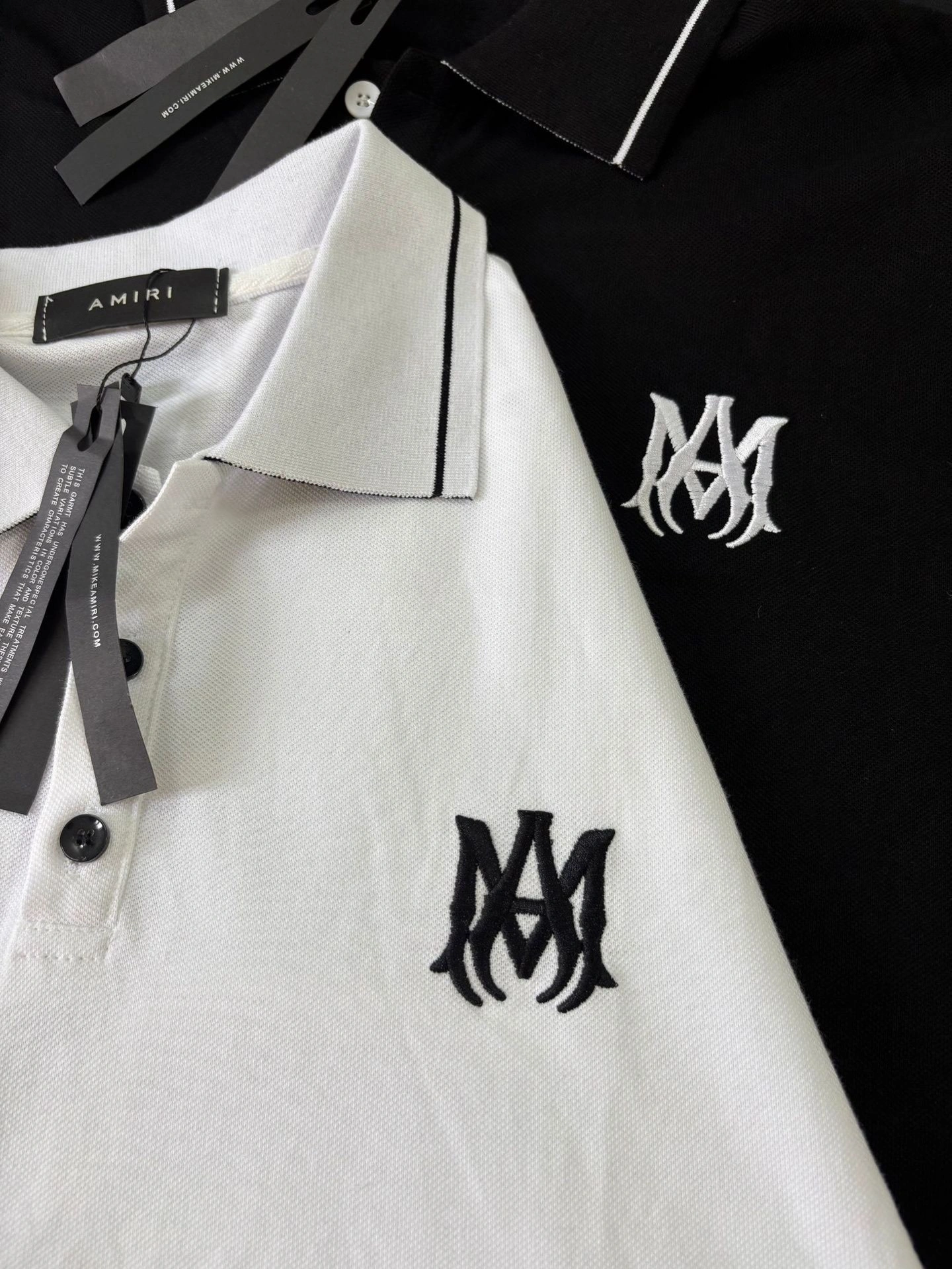 Gemini- 17iri embroidery polo 2Colour item:E-F000G1230-2