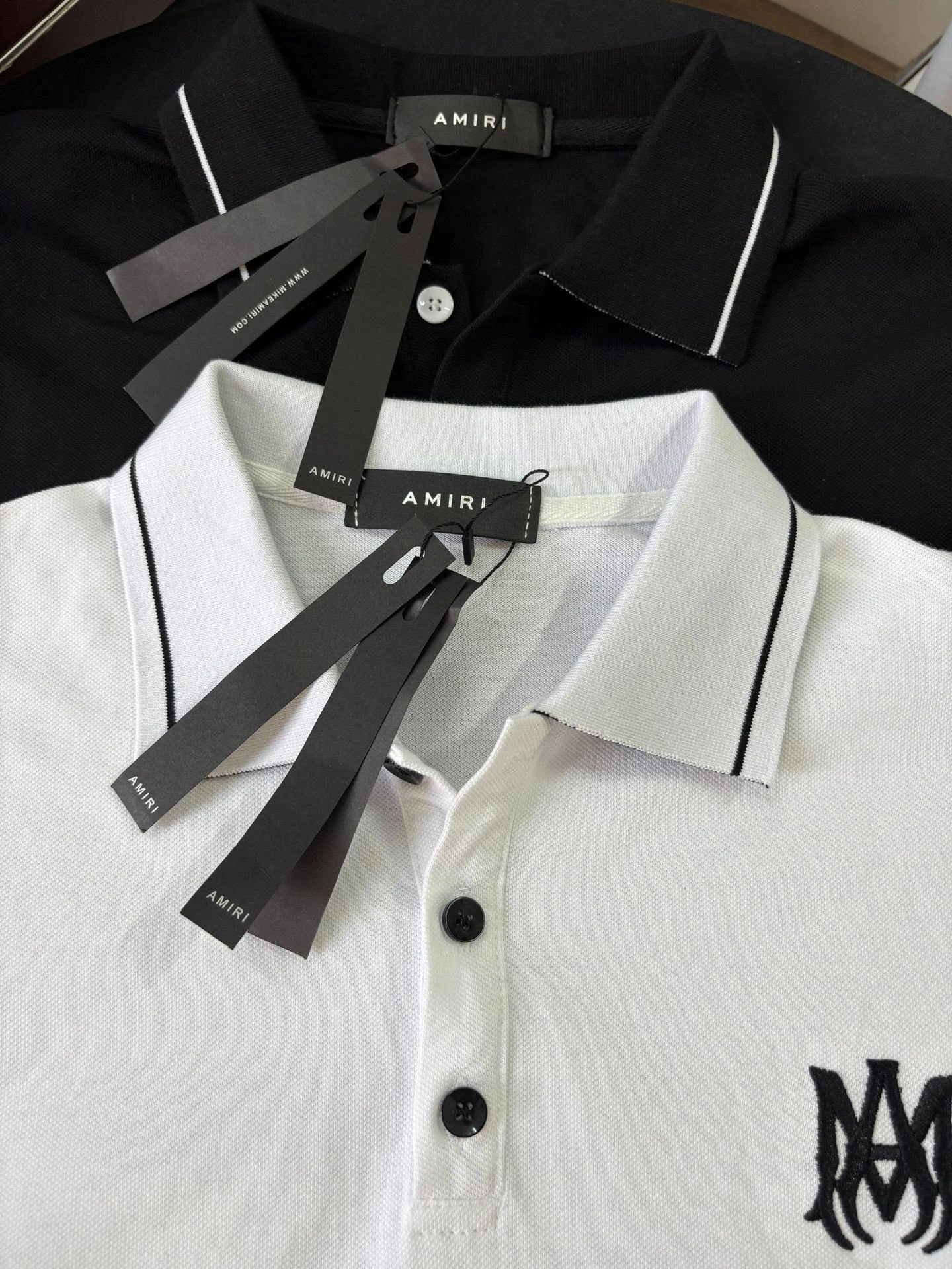 Gemini- 17iri embroidery polo 2Colour item:E-F000G1230-2