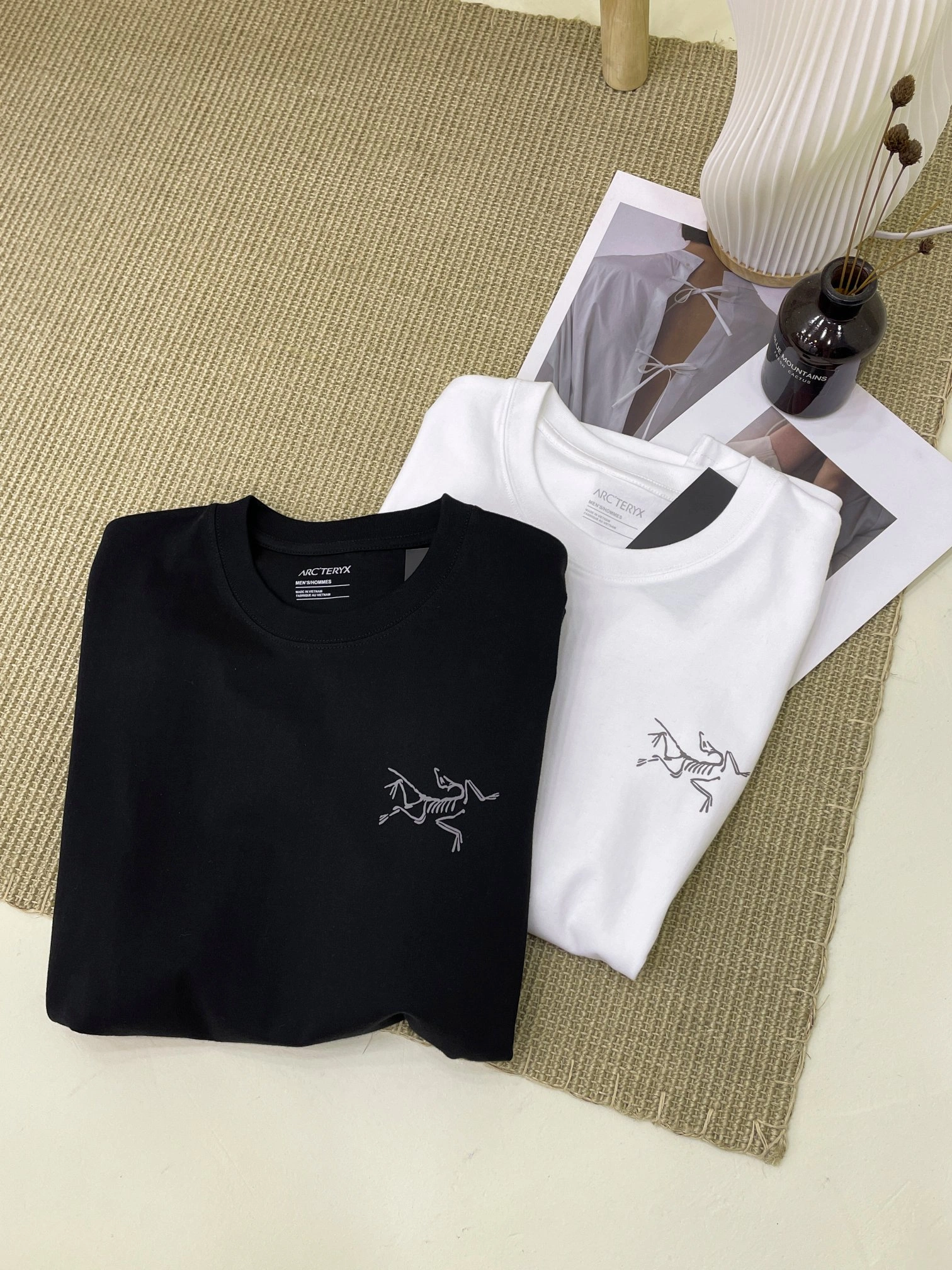 Gemini- 1r3t5ryx Bird Multi Word LS TEE oversized 2Colour item:D-F157J4607-2