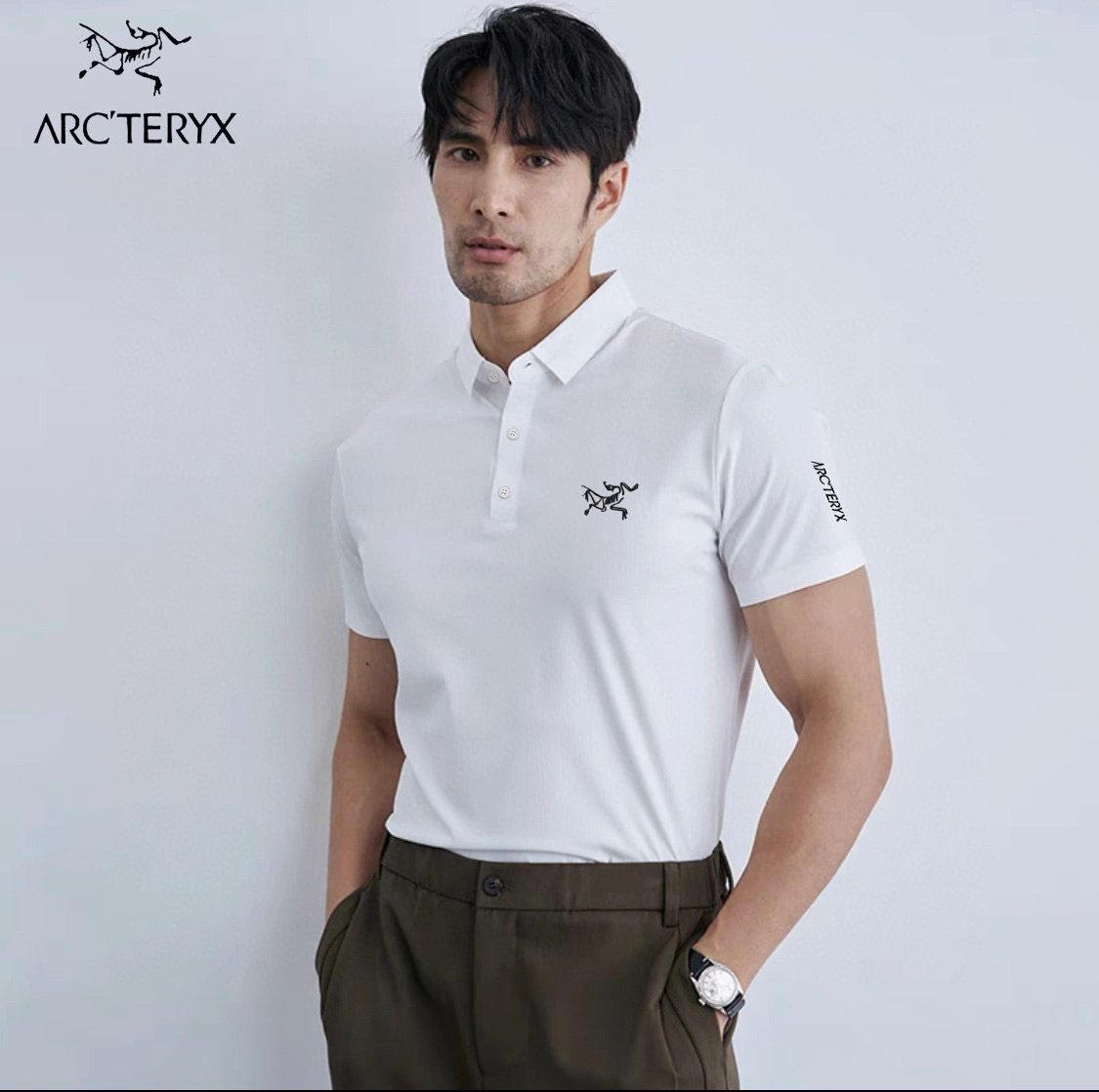 &Gemini- 1r3t5ryx Polo embroidery 2colour item:E-F324C2708-2