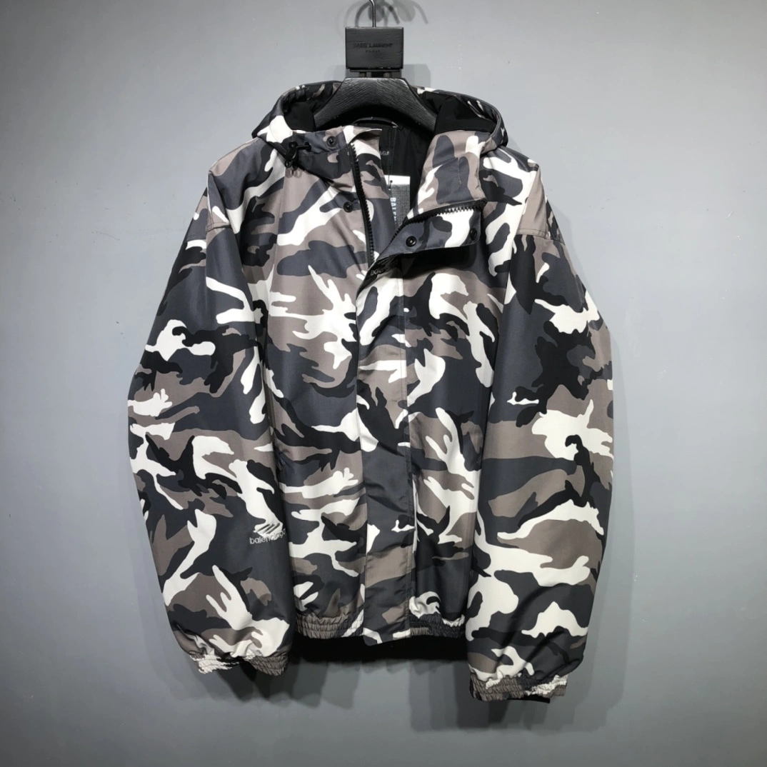 Gemini- 218593i16 Camo Ski Parka cotton nylon oversized item:E-F480A0504