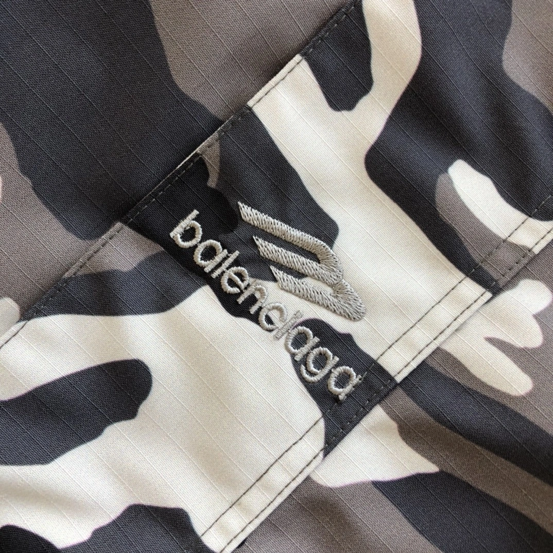 Gemini- 218593i16 Camo Ski Parka cotton nylon oversized item:E-F480A0504