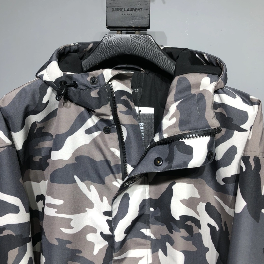 Gemini- 218593i16 Camo Ski Parka cotton nylon oversized item:E-F480A0504