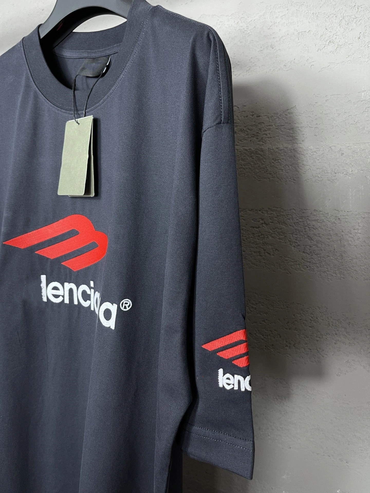 Gemini- 218593i16 embroidery T shirt oversized 2Colour item:D-FL29H0150-2