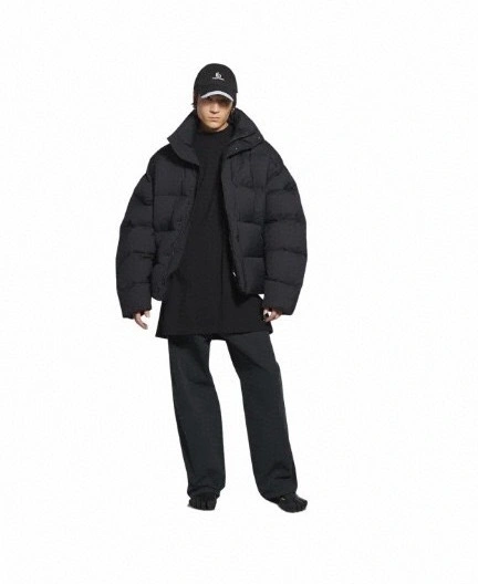 Gemini- 218593i16 embroidery down jacket oversized item:D-F210J4920