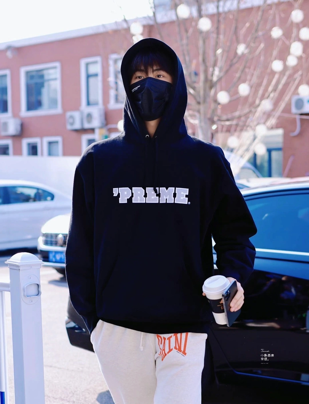 Gemini- 22 Preme Hooded Sweatshirt embroidery 3Colour item:C-F377K1229-3