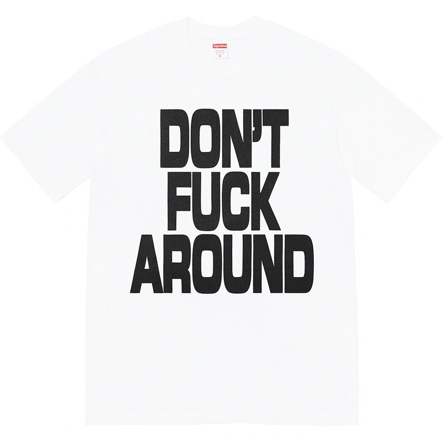 Gemini- 22FW Don't Fuck Around Tee 2colour item:D-F377C0513-2