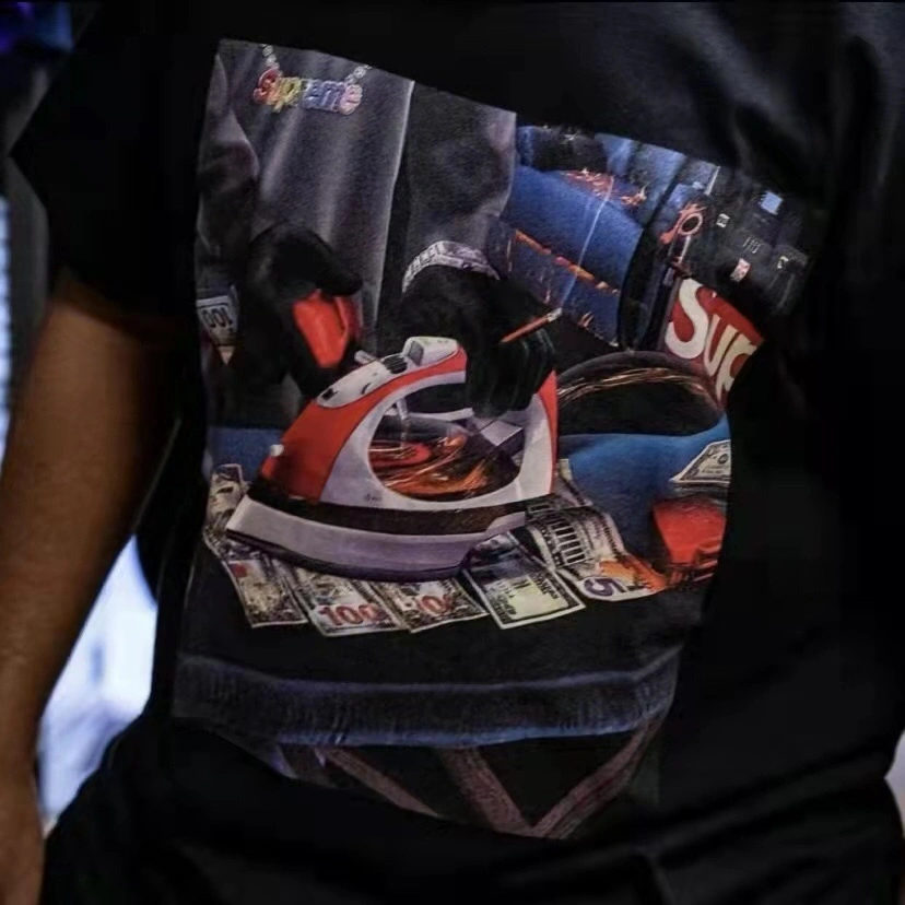 &&Gemini- 22SS Gas Tee BLING 2colour item:D-F377C0514-2