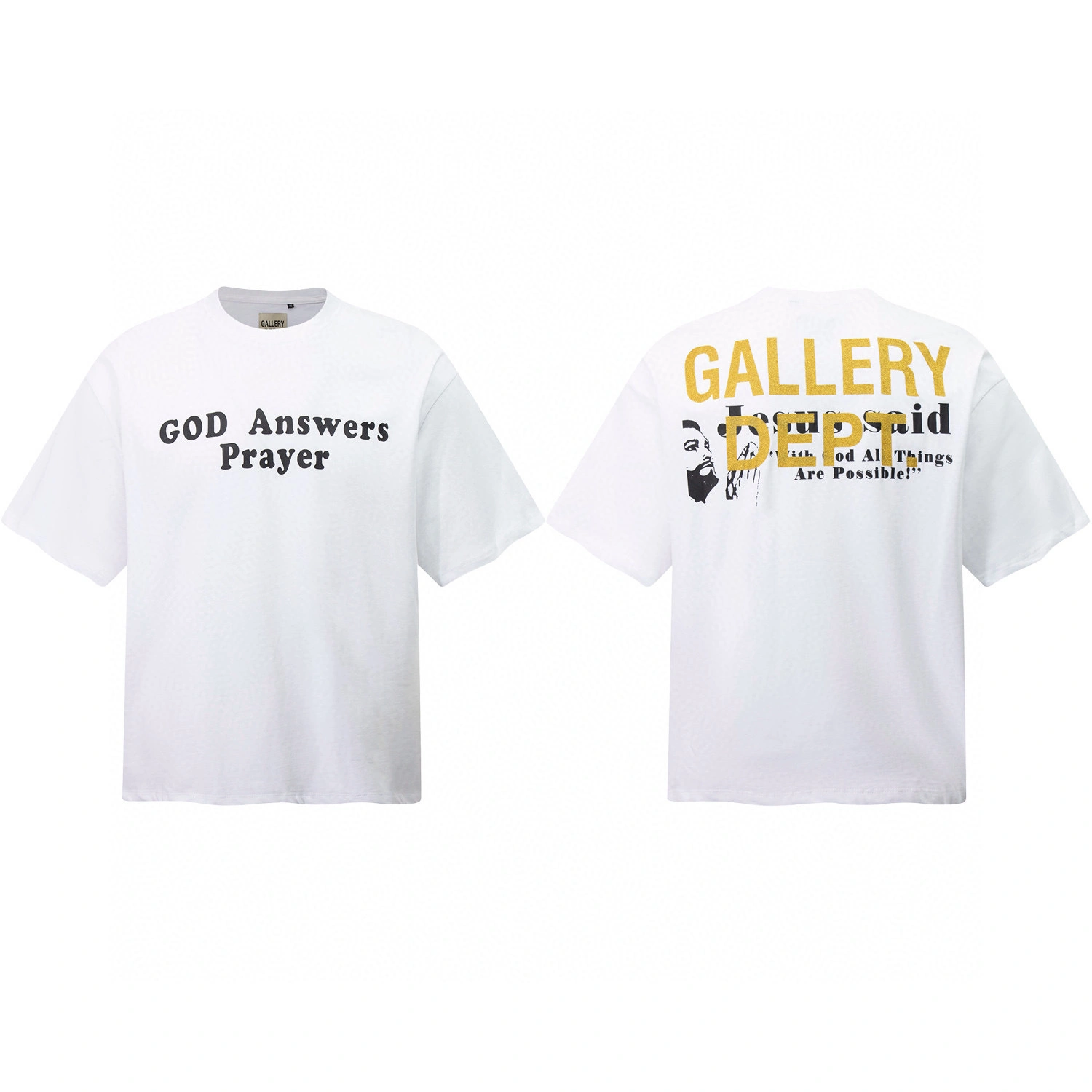Gemini- 61885ry God Answers Prayer Tee 2Colour item:E-F125E0514-2