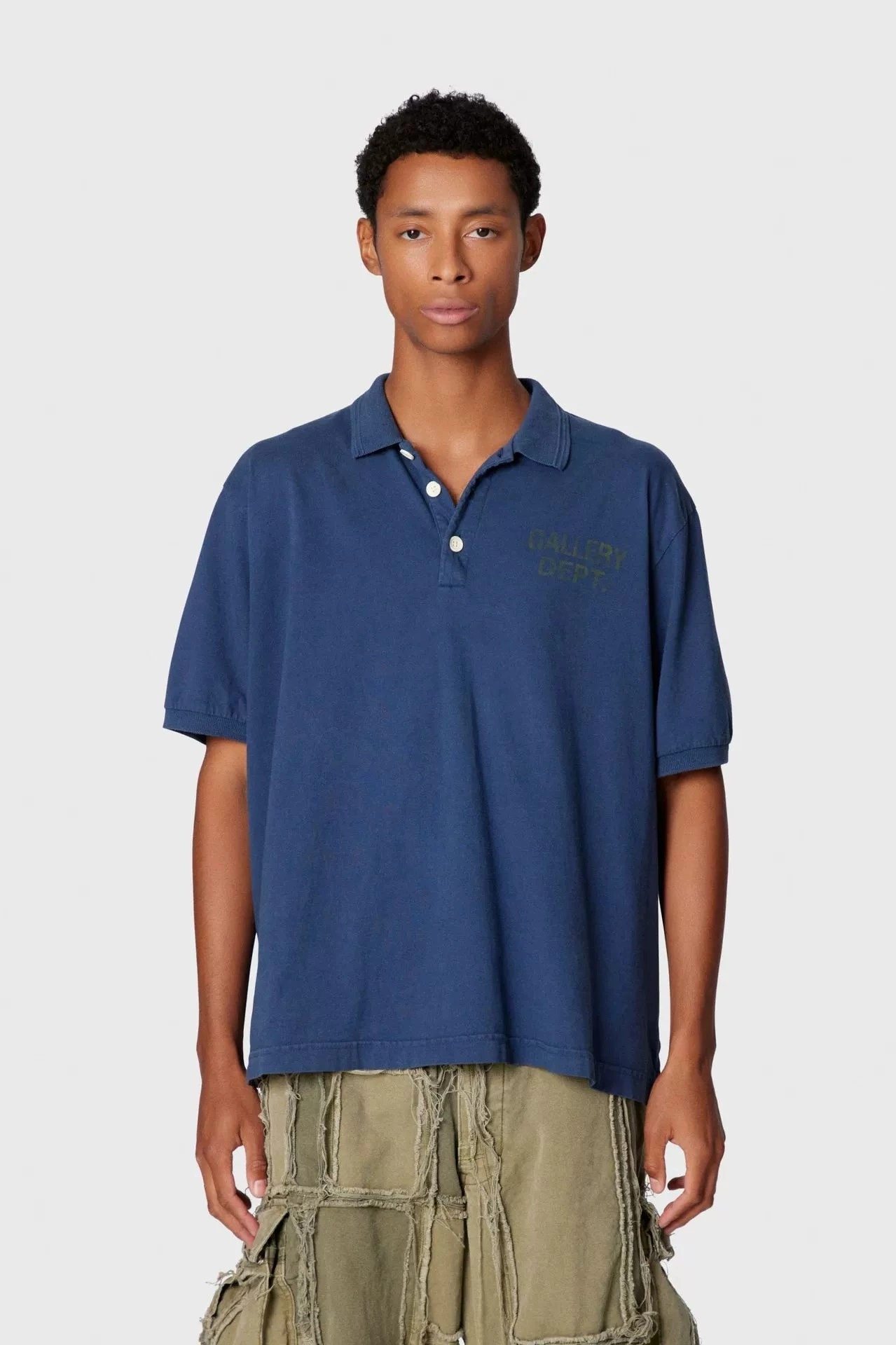 Gemini- 61885ry polo oversize 2colour item:E-FL31C0427-2
