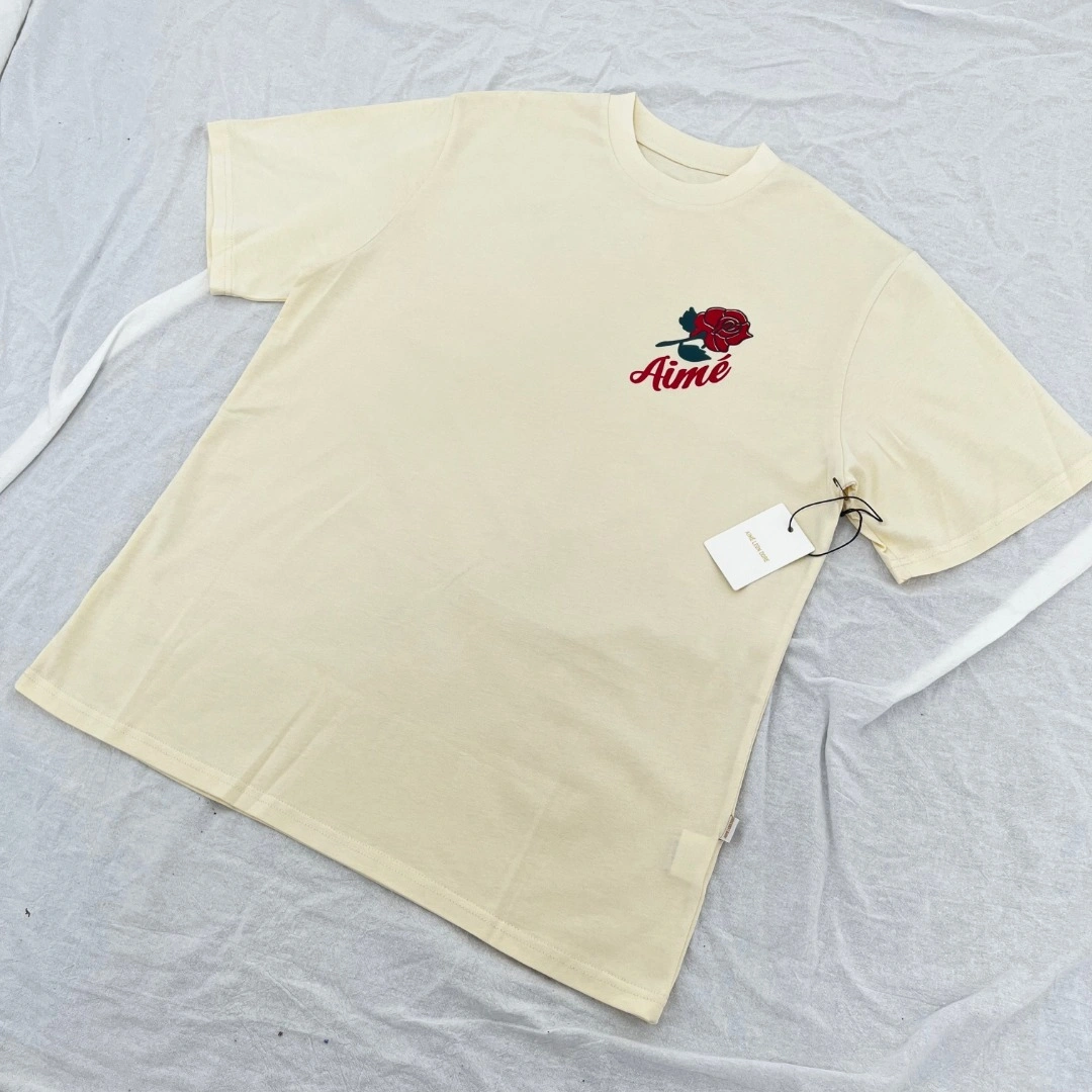 &&Gemini- Aime Leon Dore Rose Graphic Tee Pristine Cotton item:D-F523K9901H