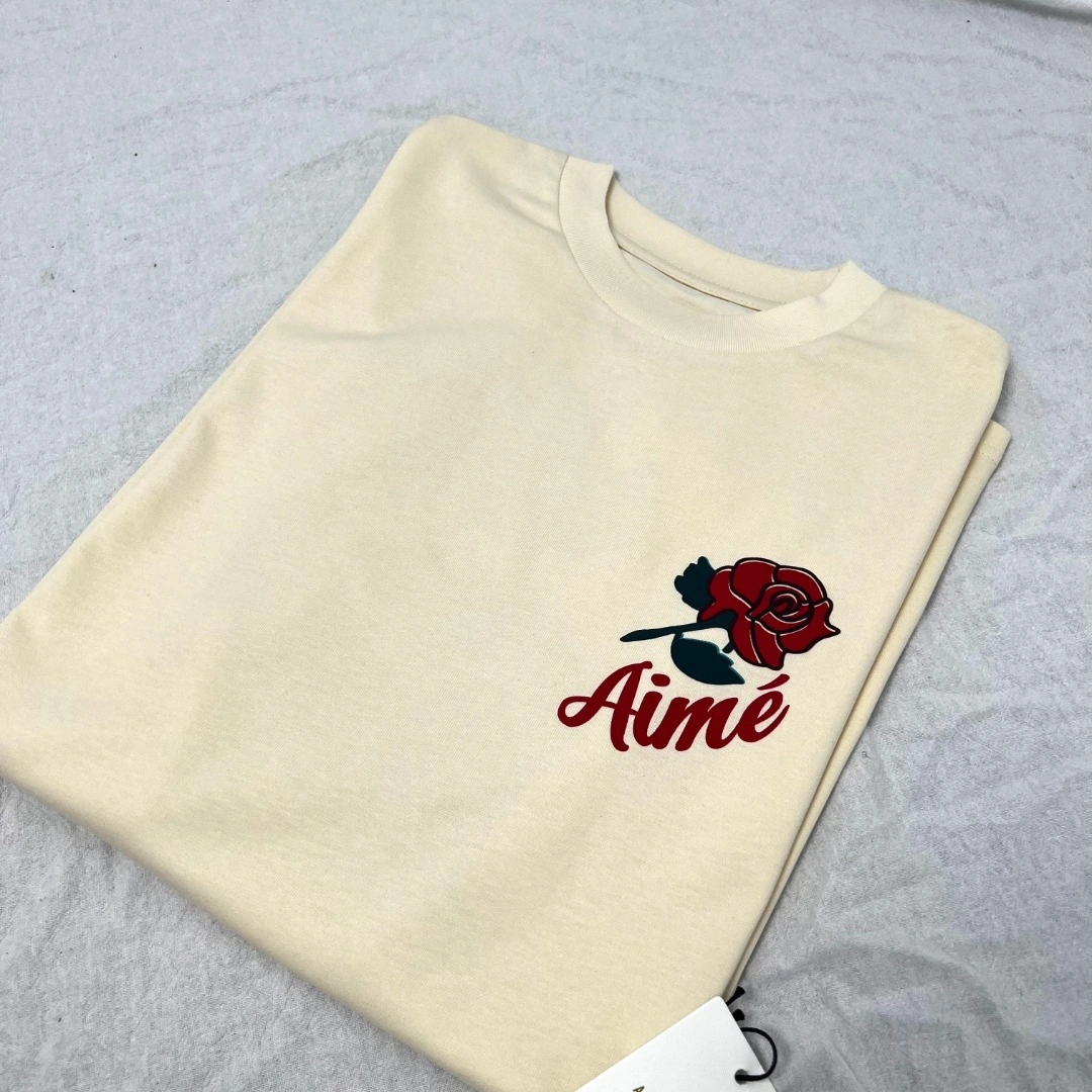 &&Gemini- Aime Leon Dore Rose Graphic Tee Pristine Cotton item:D-F523K9901H