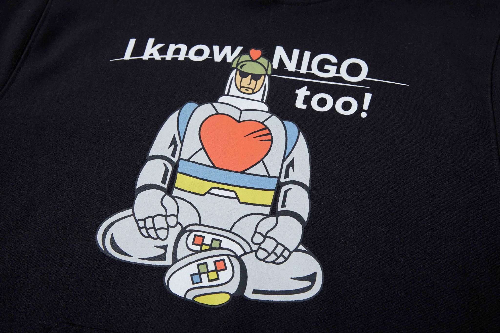 Gemini- Hu719 × I KNOW NIGO TOO HEAVYWEIGHT HOODIE 2colour item:D-F402K2603-2