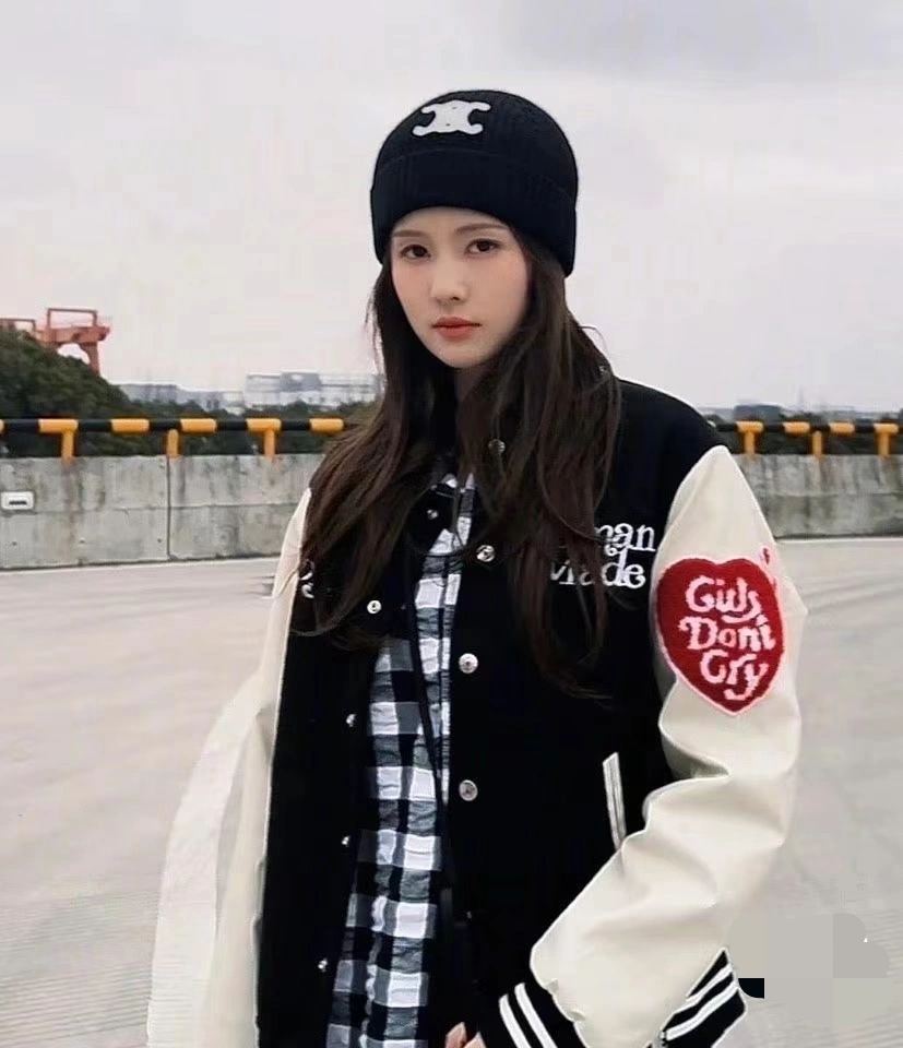 Gemini- Hu719 embroidery wool oversized 2colour item:D-F000K2607-2