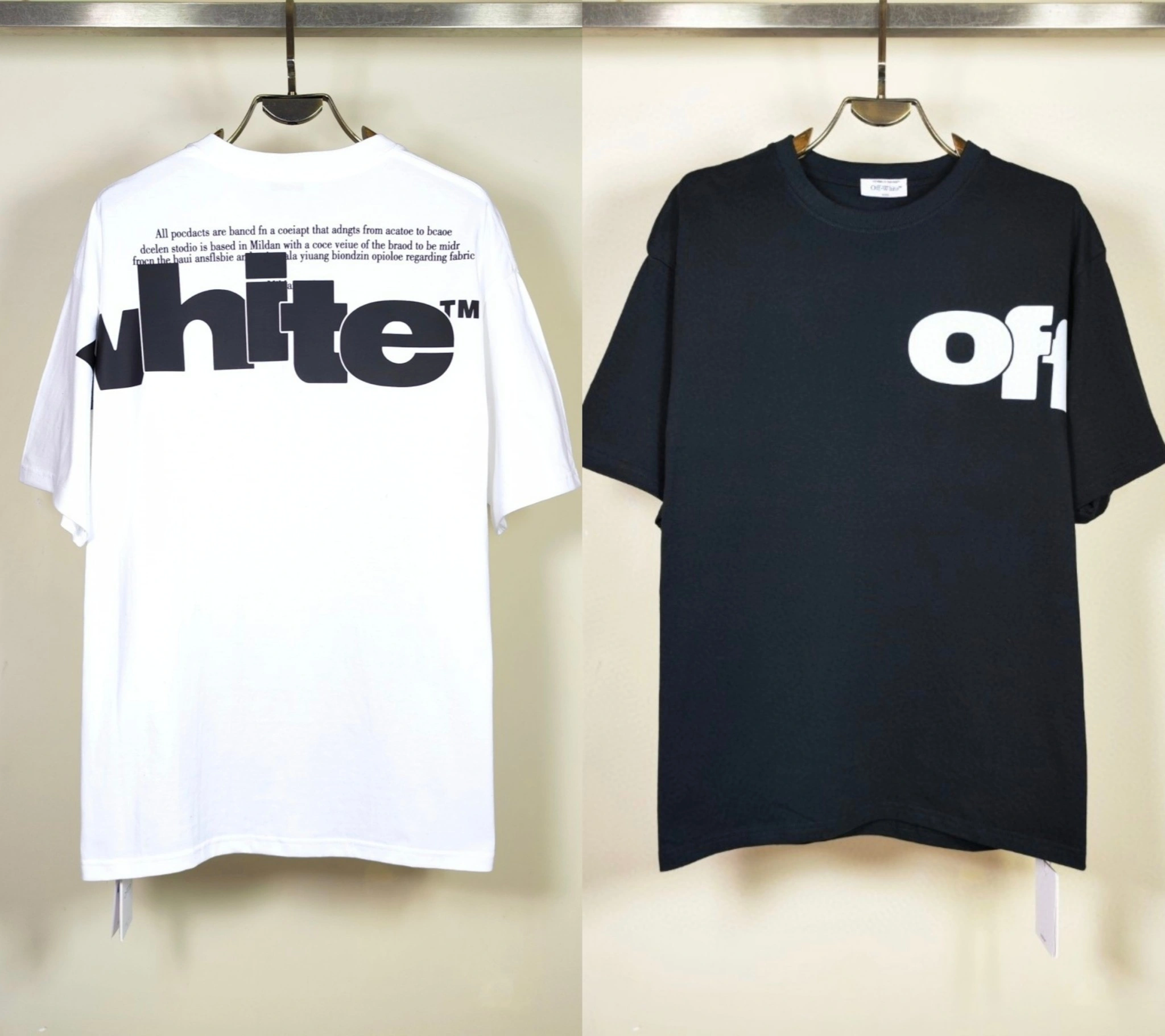 Gemini- Off Whit5 T shirt 2Colour item:E-FL29E1510-2