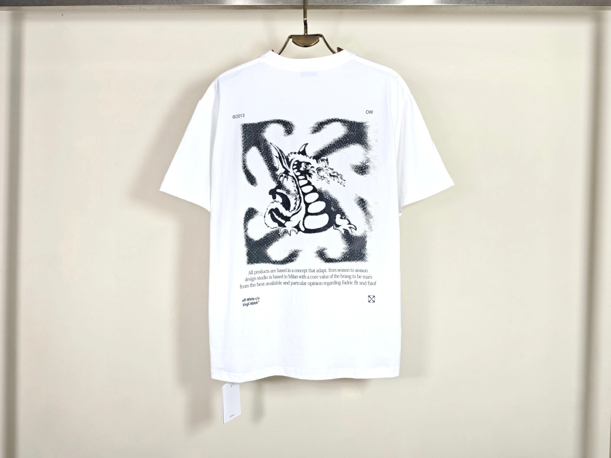 Gemini- Off Whit5 T shirt 2Colour item:E-FL29E1512-2