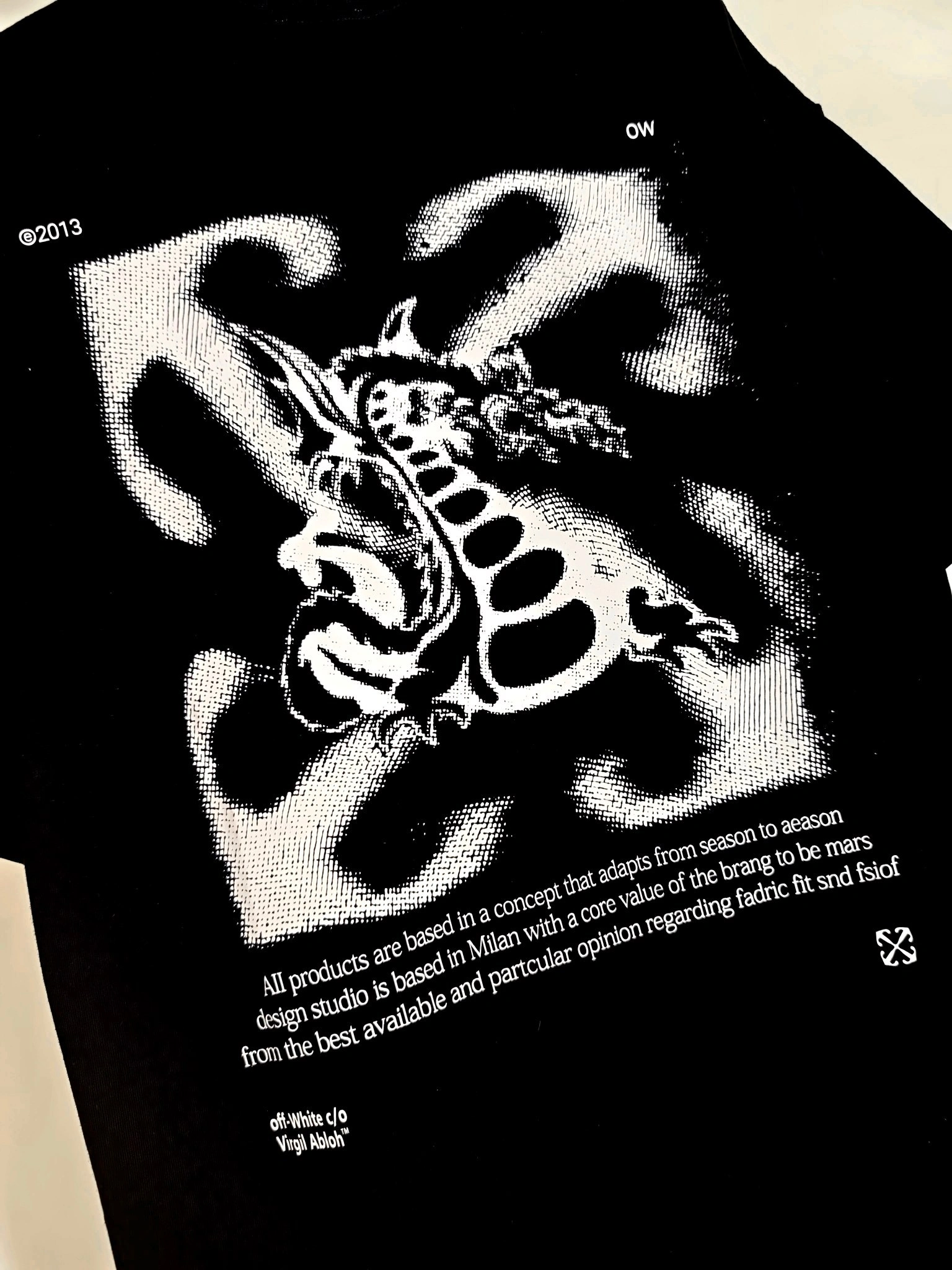 Gemini- Off Whit5 T shirt 2Colour item:E-FL29E1512-2