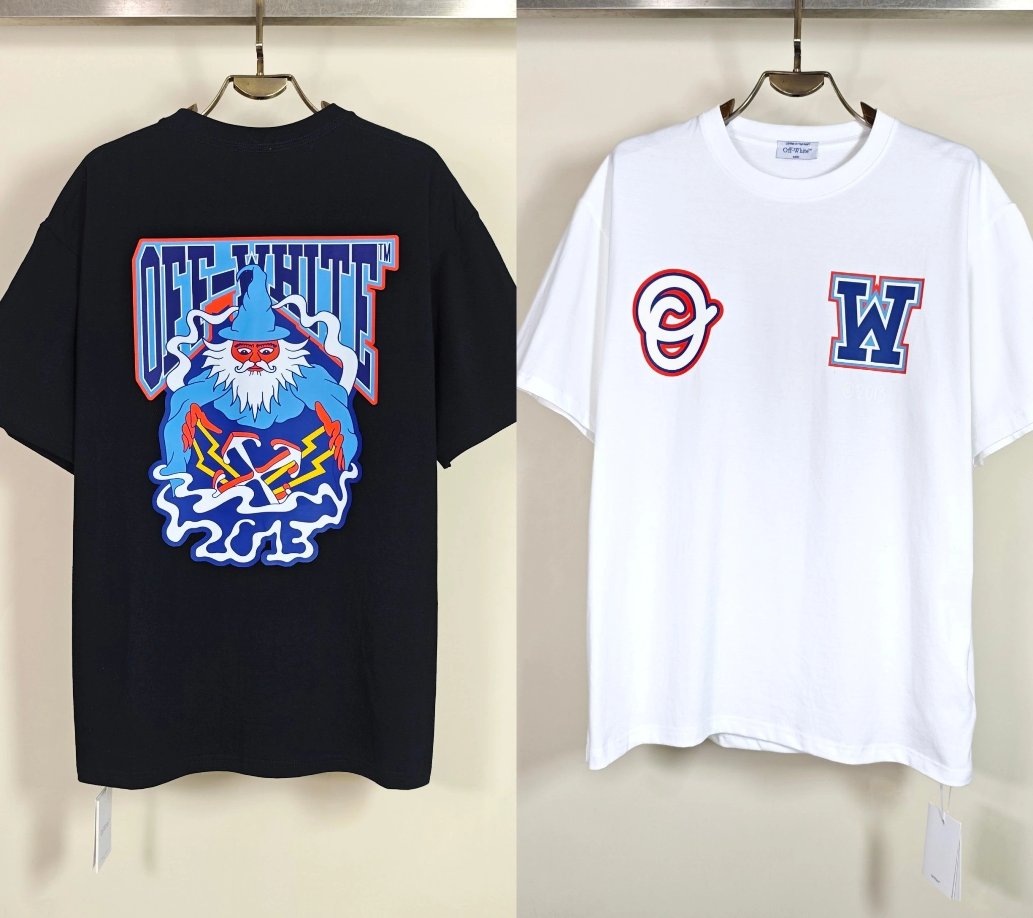 Gemini- Off Whit5 T shirt 2Colour item:E-FL29E1513-2