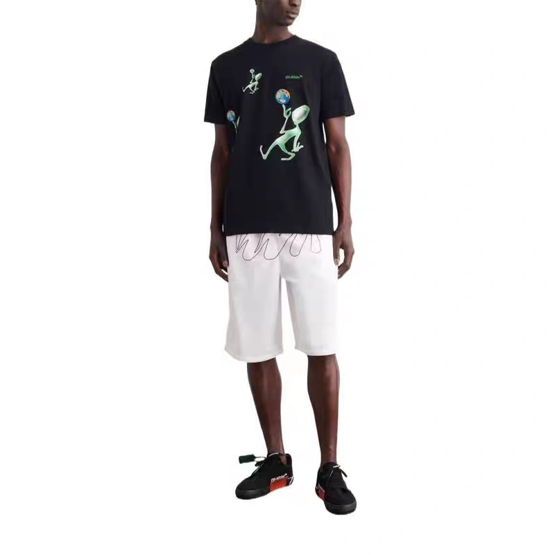 Gemini- Off Whit5 T shirt big cutting 2colour item:E-FL29H3022-2