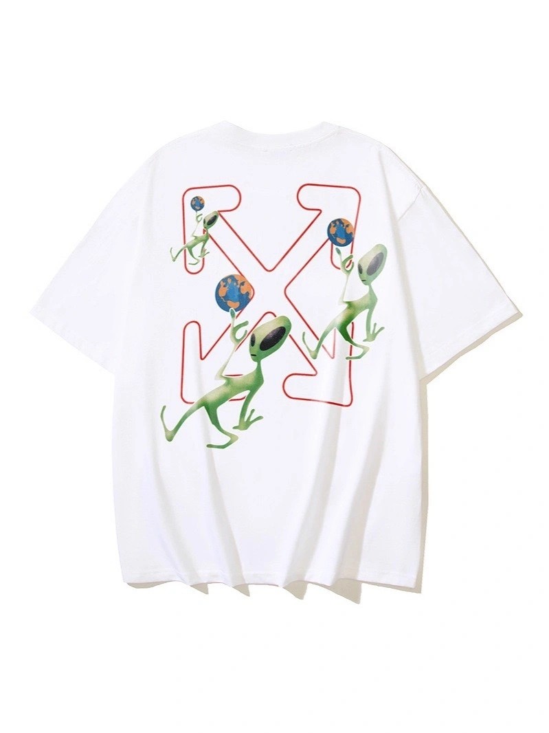 Gemini- Off Whit5 T shirt big cutting 2colour item:E-FL29H3022-2