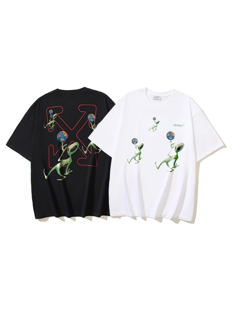 Gemini- Off Whit5 T shirt big cutting 2colour item:E-FL29H3022-2
