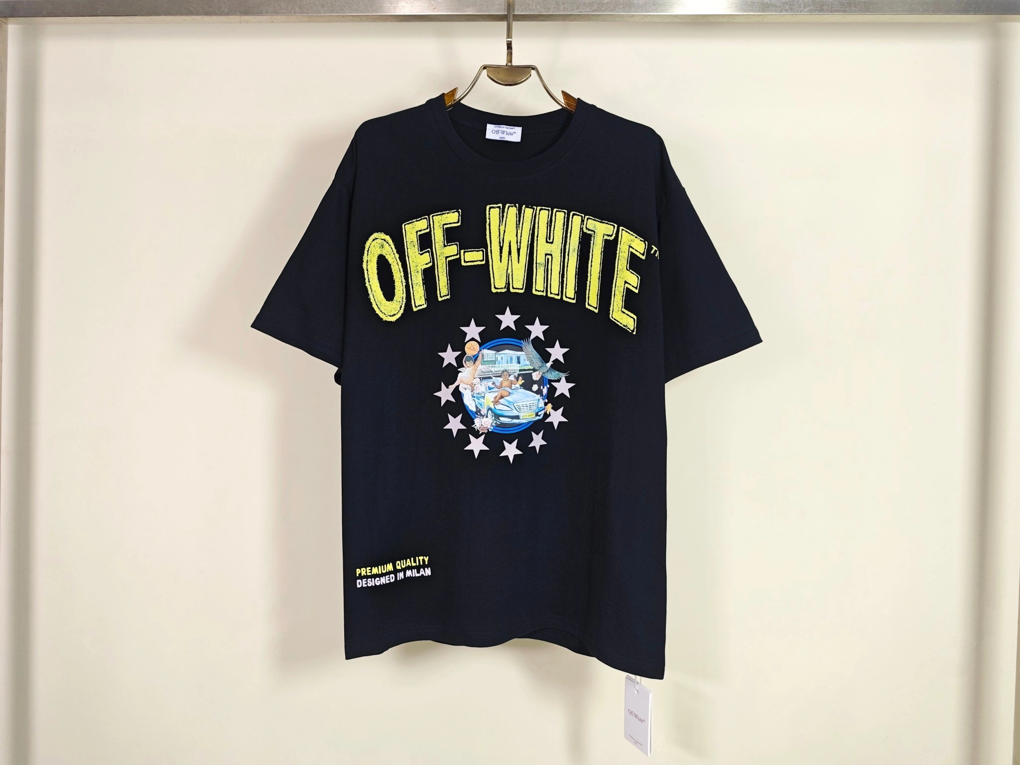 Gemini- Off Whit5 T shirt big cutting 2colour item:E-FL29H3023-2
