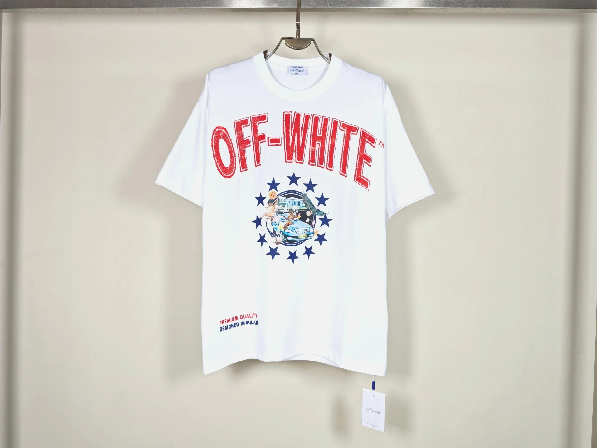 Gemini- Off Whit5 T shirt big cutting 2colour item:E-FL29H3023-2