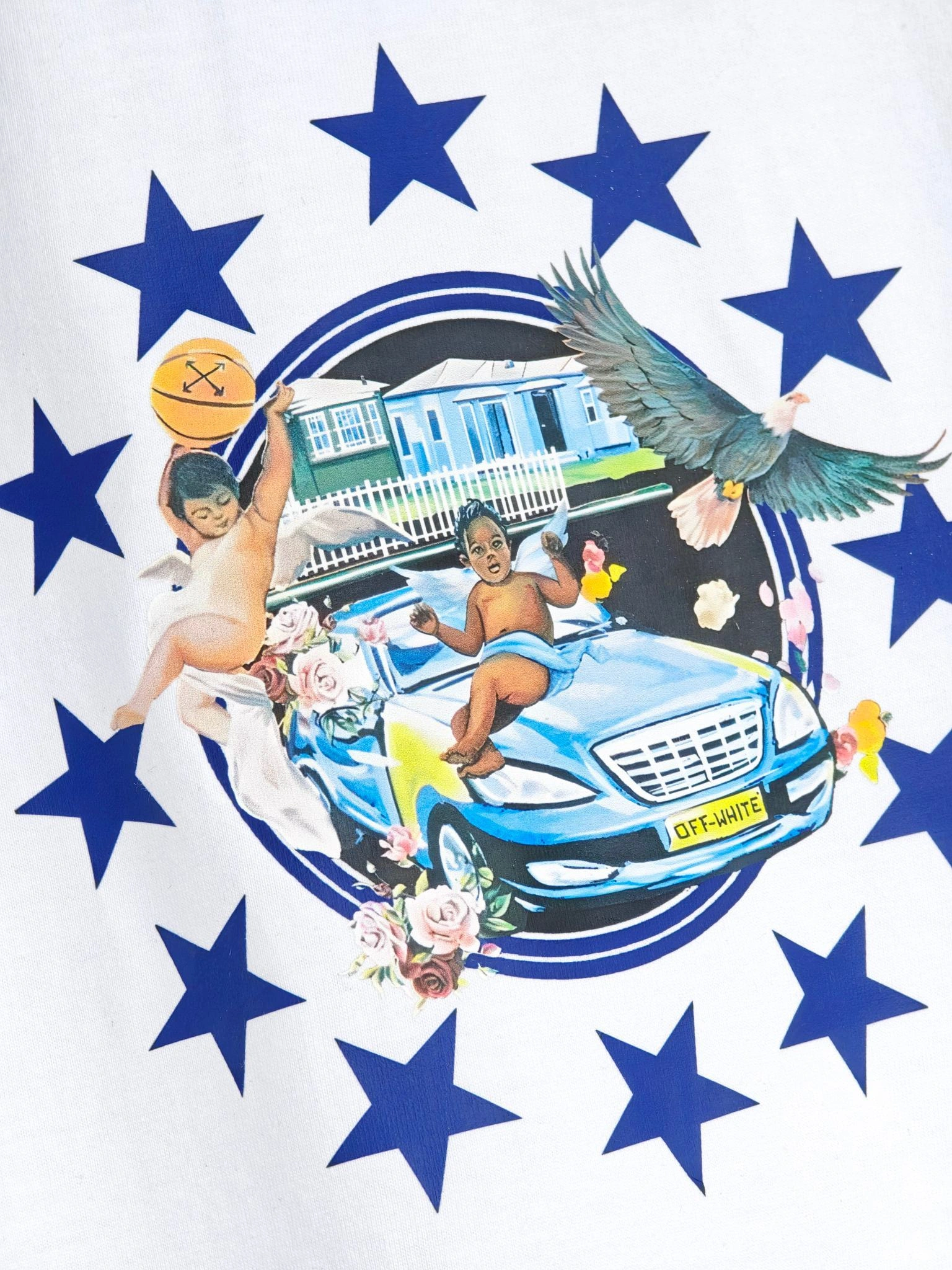 Gemini- Off Whit5 T shirt big cutting 2colour item:E-FL29H3023-2