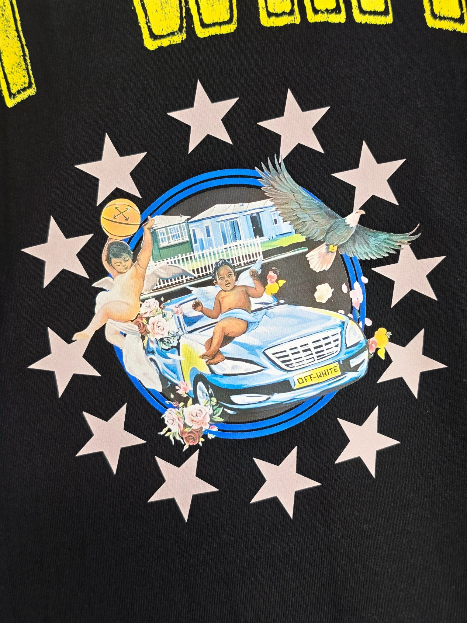 Gemini- Off Whit5 T shirt big cutting 2colour item:E-FL29H3023-2