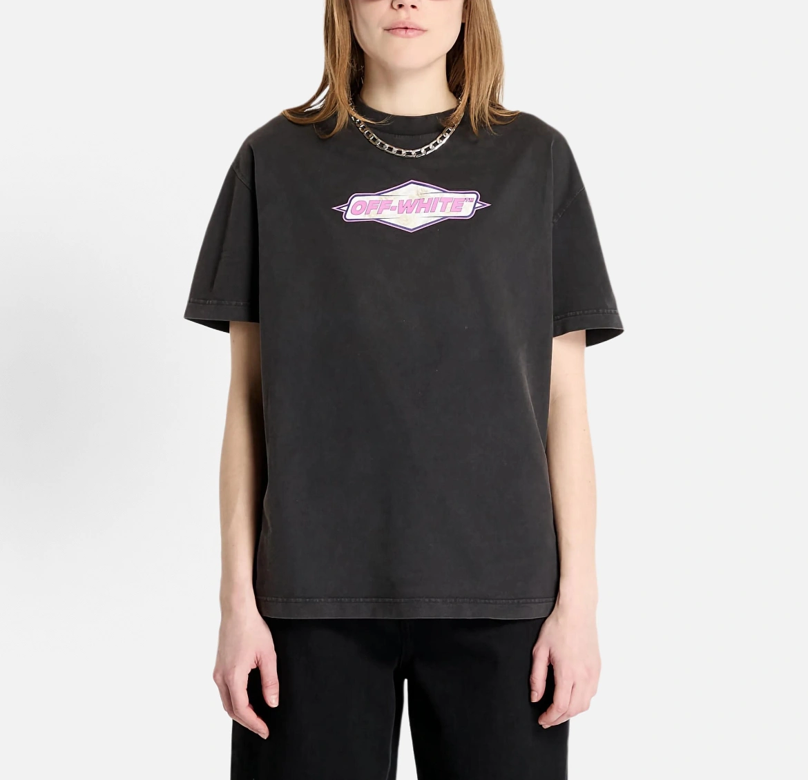 &Gemini- Off Whit5 T shirt big cutting item:E-FL29H3018