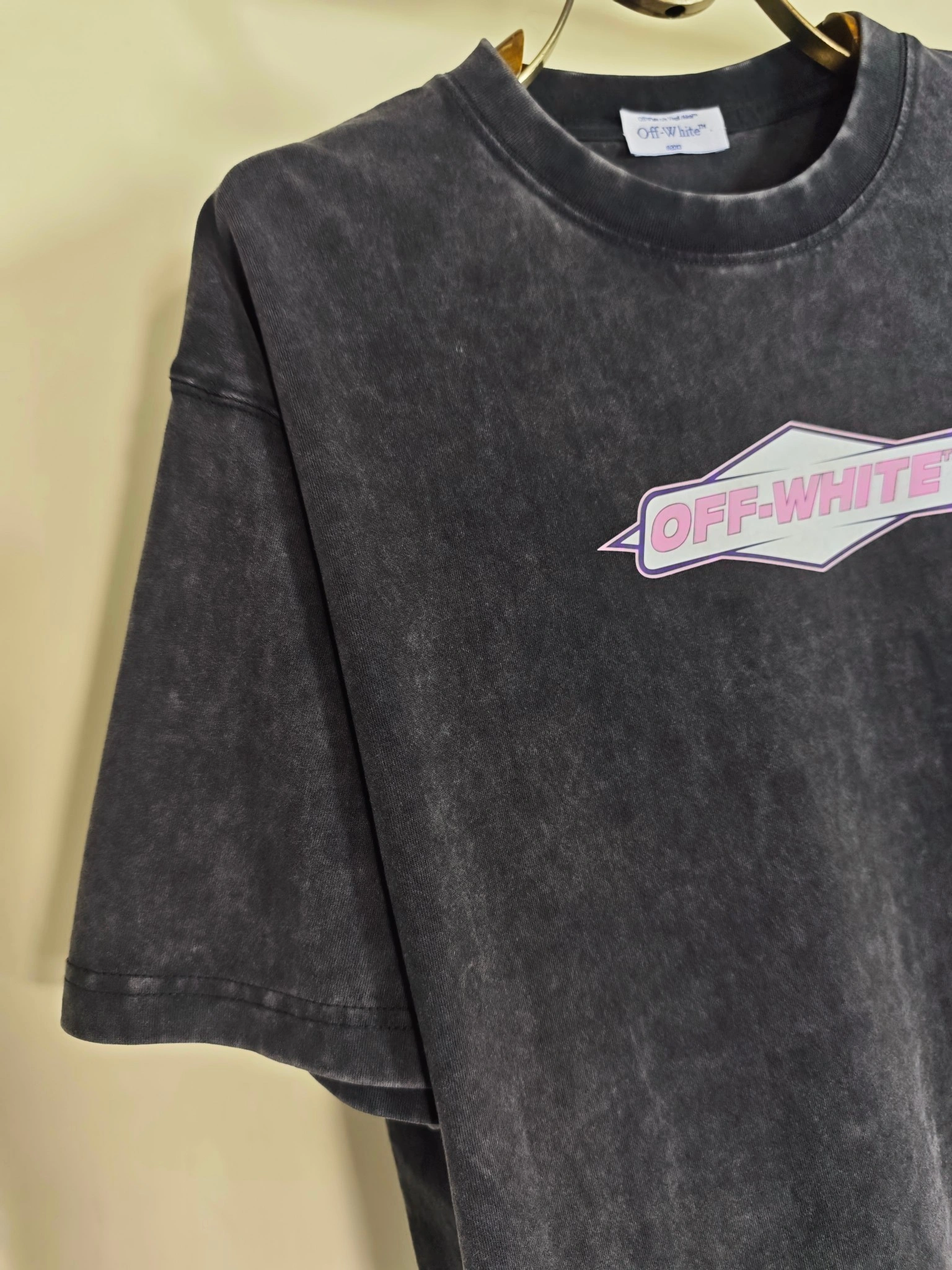 &Gemini- Off Whit5 T shirt big cutting item:E-FL29H3018