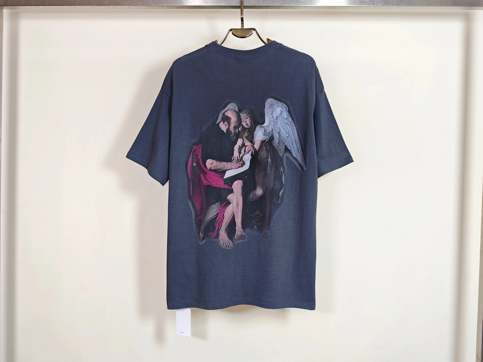 Gemini- Off Whit5 T shirt big cutting oversized 2colour item:E-FL29H3020-2