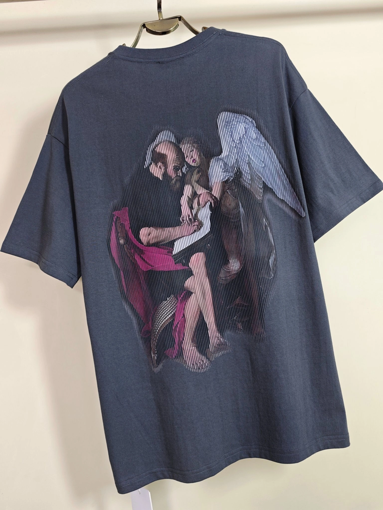 Gemini- Off Whit5 T shirt big cutting oversized 2colour item:E-FL29H3020-2