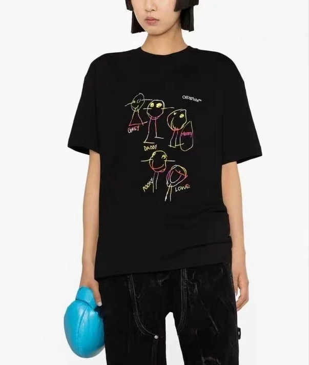 &Gemini- Off Whit5 T shirt oversized 2Colour item:D-FL29H0146-2