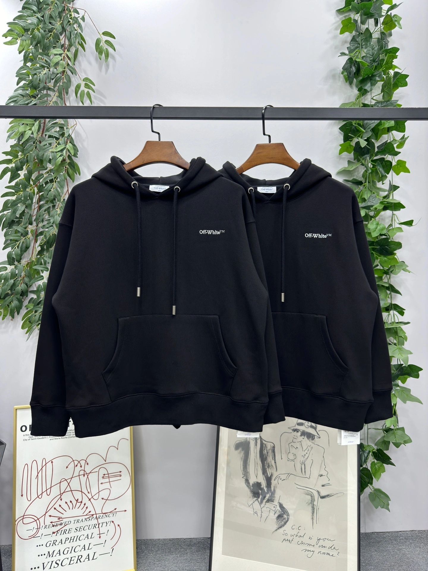 Gemini- Off Whit5 embroidery Cotton oversize item:E-F524I1911