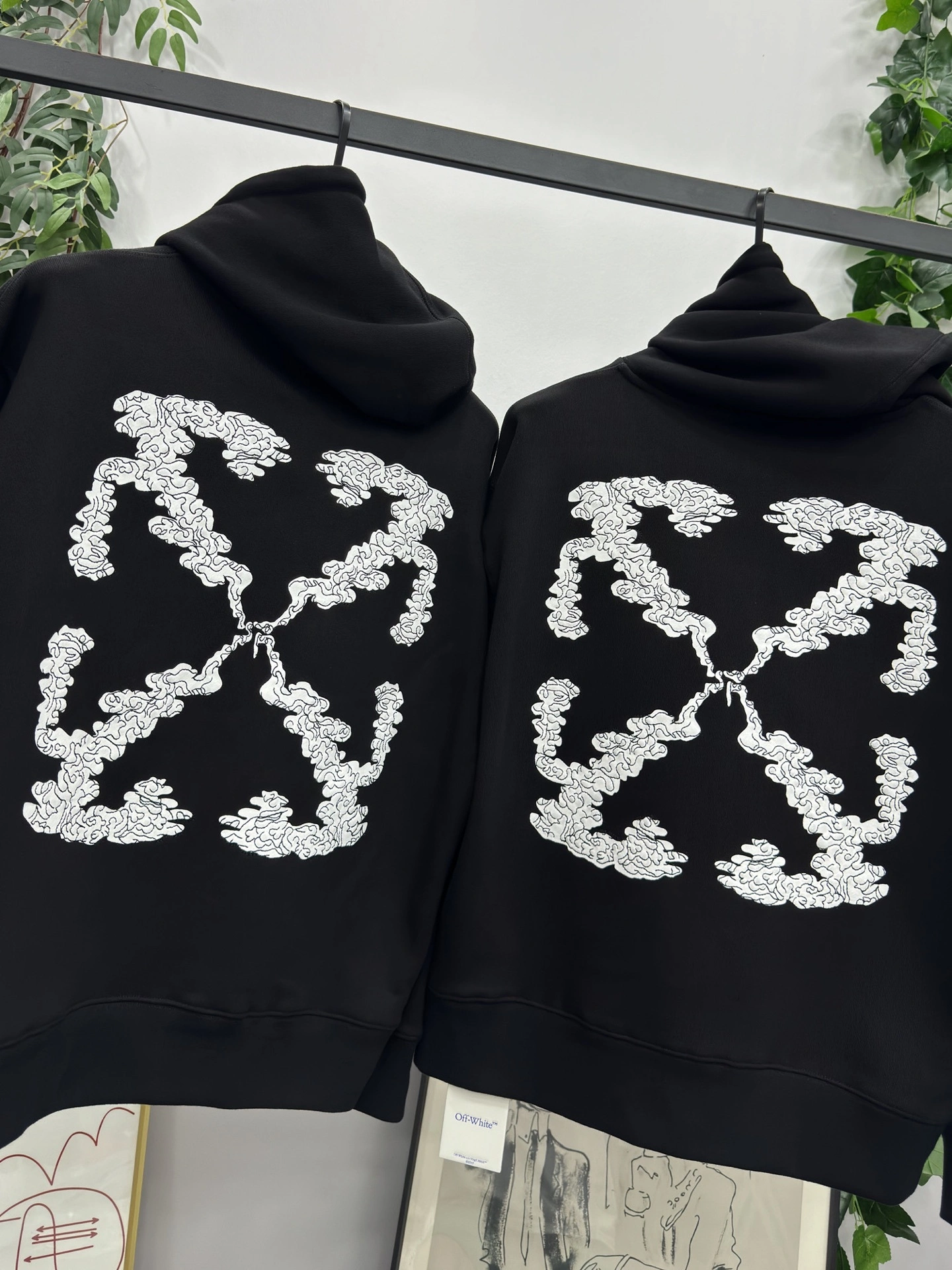Gemini- Off Whit5 embroidery Cotton oversize item:E-F524I1911