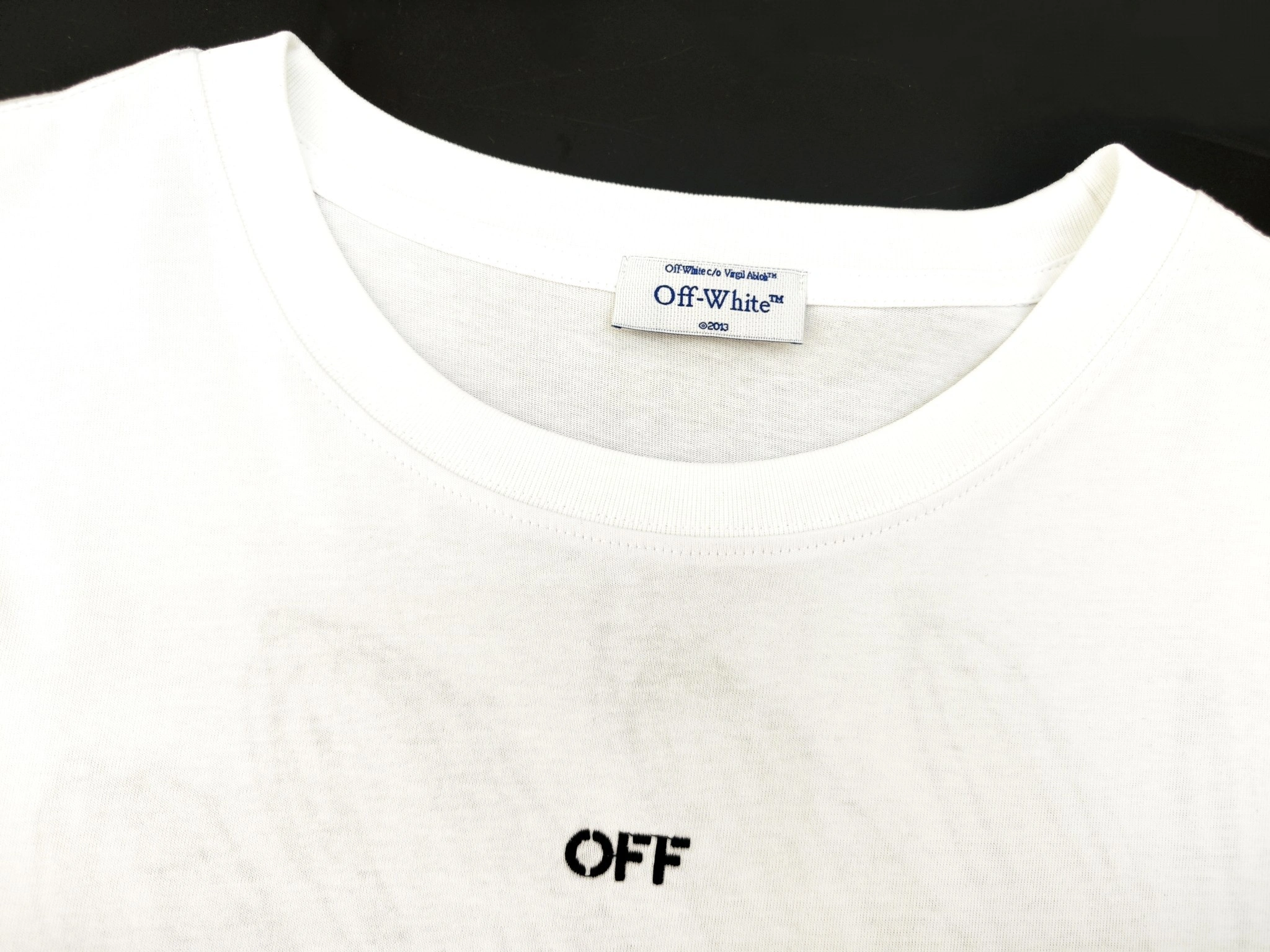 &Gemini- Off Whit5 embroidery T shirt 2Colour item:E-FL29E1516-2