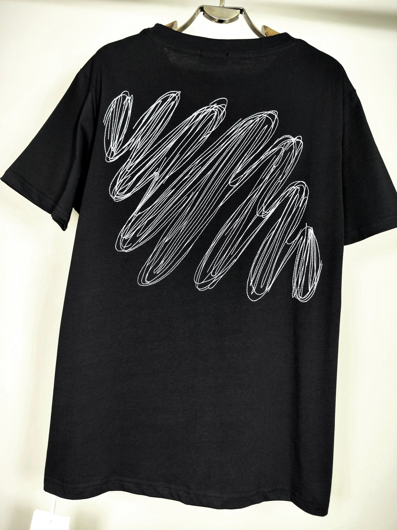 &Gemini- Off Whit5 embroidery T shirt 2Colour item:E-FL29E1516-2