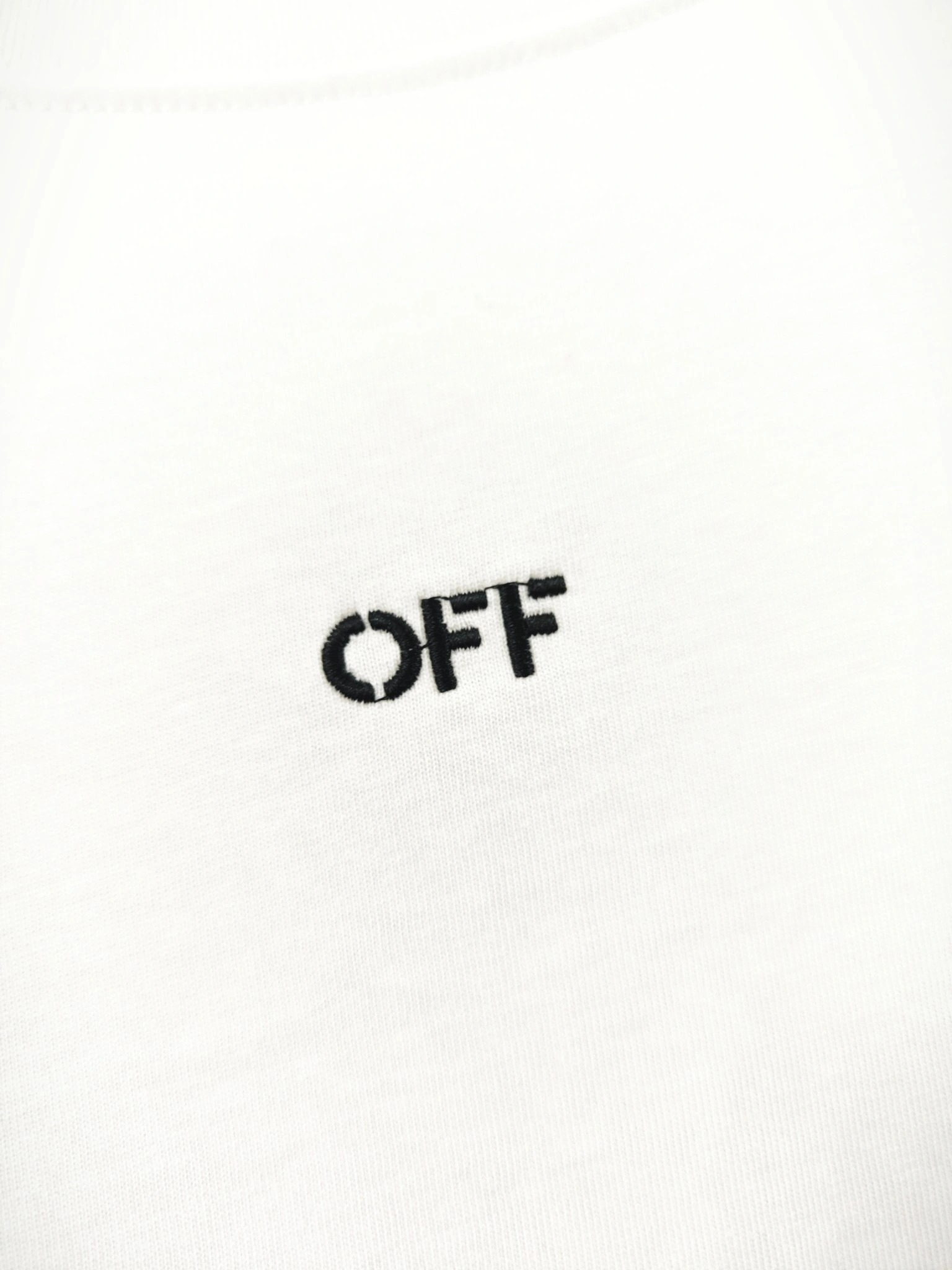 &Gemini- Off Whit5 embroidery T shirt 2Colour item:E-FL29E1516-2